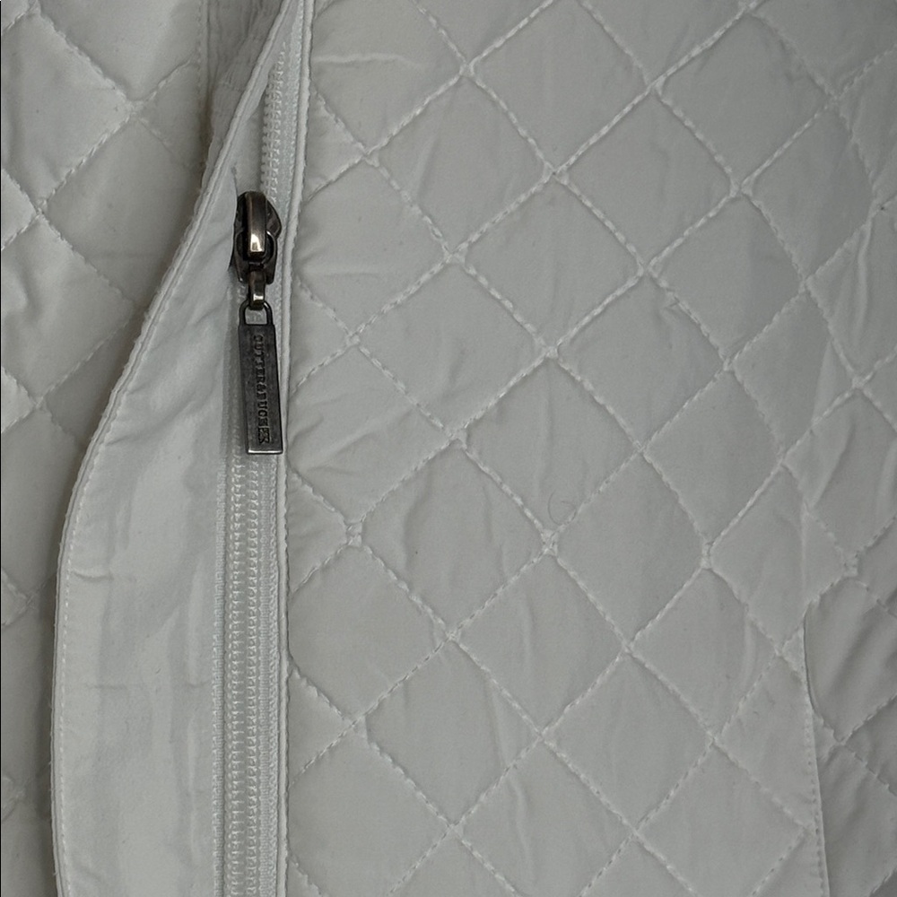 Cutter & Buck Women's Quilted Vest in White - Picture 10 of 15